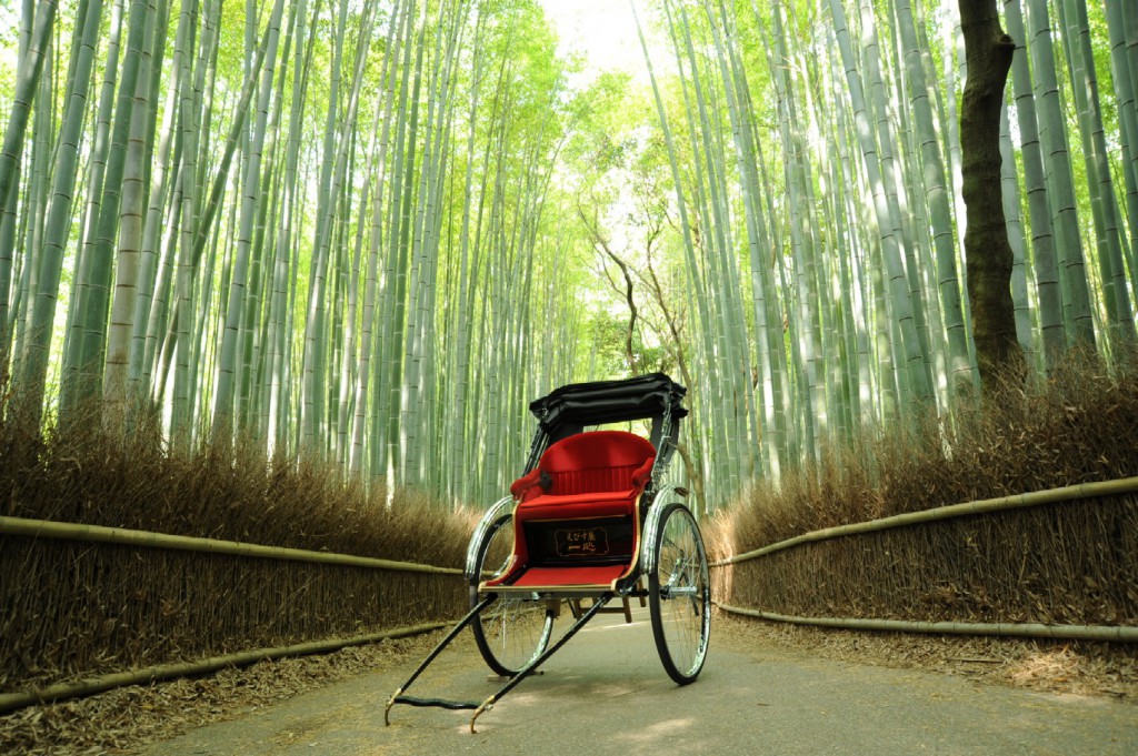 竹林+人力車単体　1
